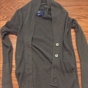 Army Green Cardigan